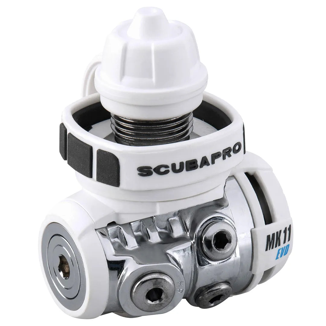 White Scubapro  MK11 EVO 2 1st Stage