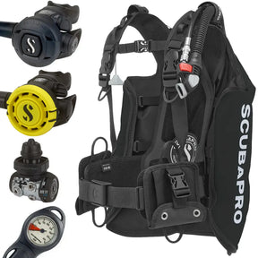 Black Scubapro Navigator Lite Travel Package