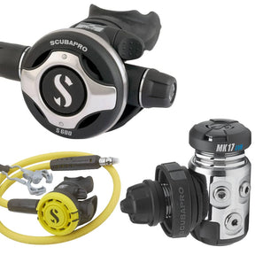 Scubapro S600 MK17 EVO Regulator with R105 Octopus DIN