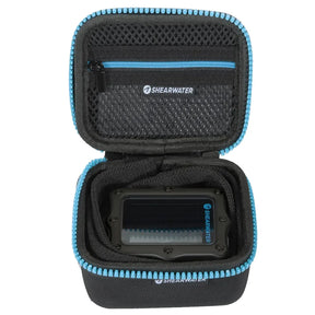 Black case with Shearwater Perdix 2 Ti Black Dive Computer