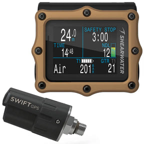Shearwater Perdix 2 Ti Journeys Bronze with Swift GPS Transmitter