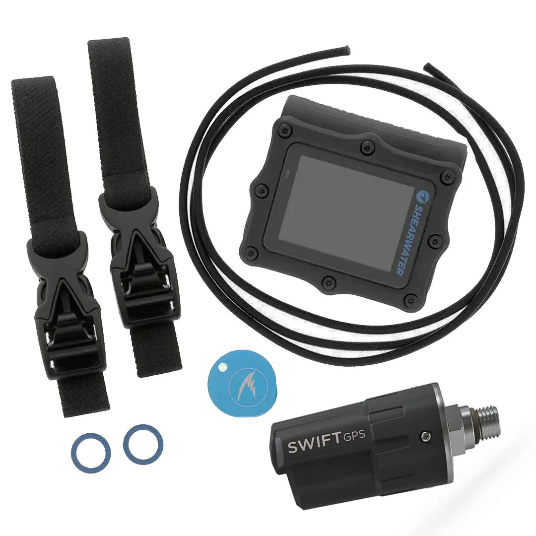 Shearwater Perdix 2 Ti Black with Swift GPS Transmitter