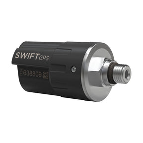 Shearwater Swift GPS Transmitter on side with serial number