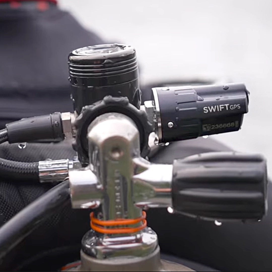 Shearwater Swift GPS Transmitter on first stage