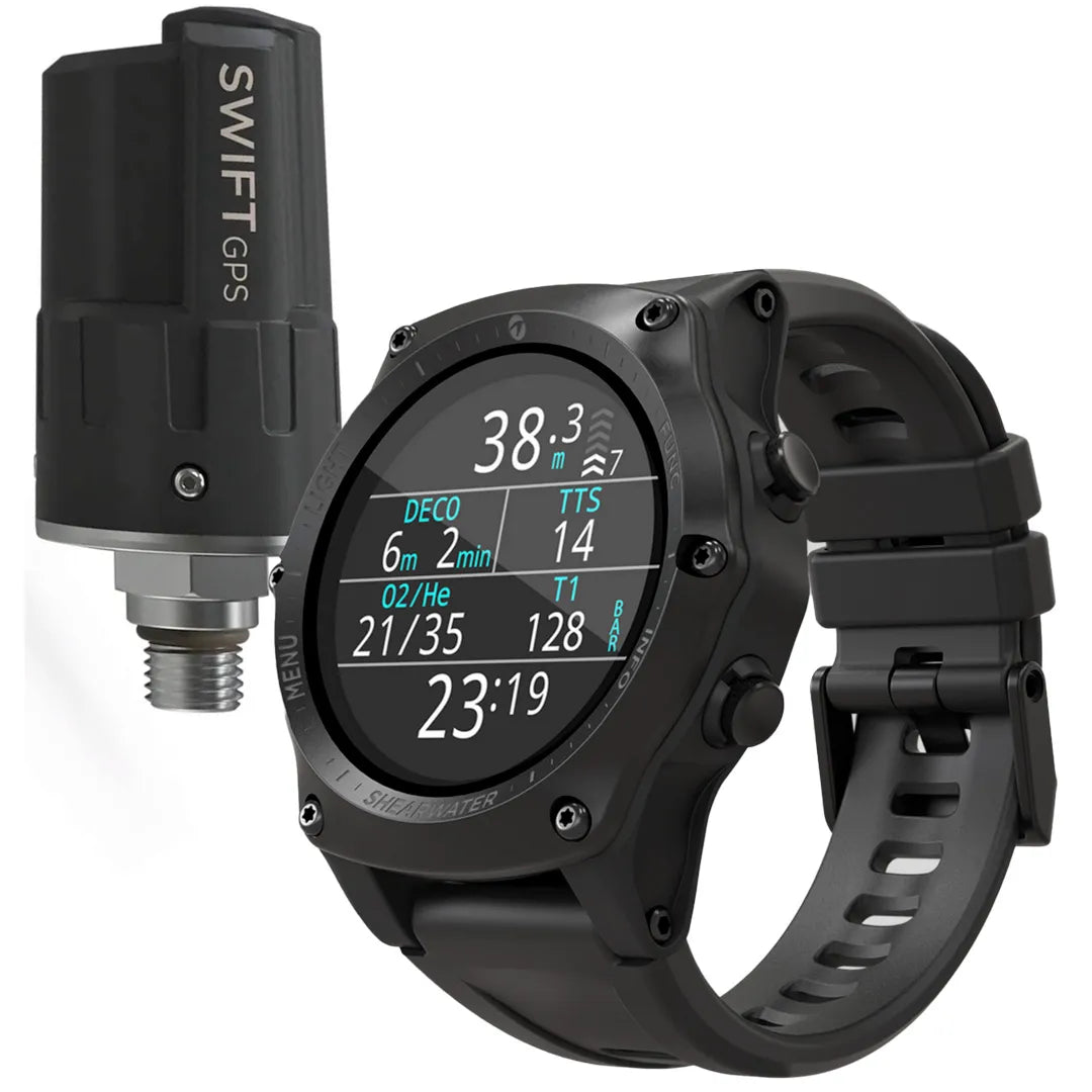 Black Shearwater Teric with Swift GPS Transmitter