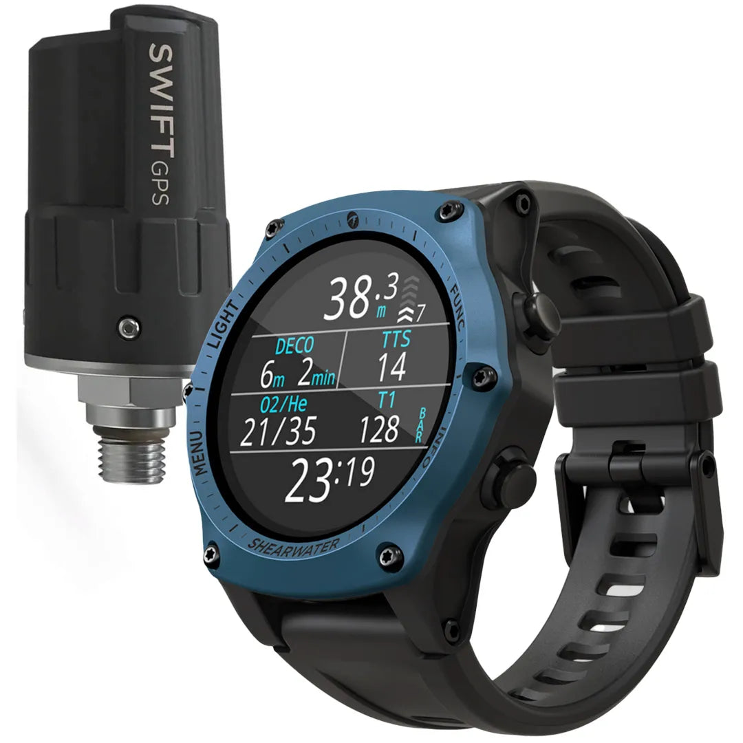 Blue Shearwater Teric with Swift GPS Transmitter