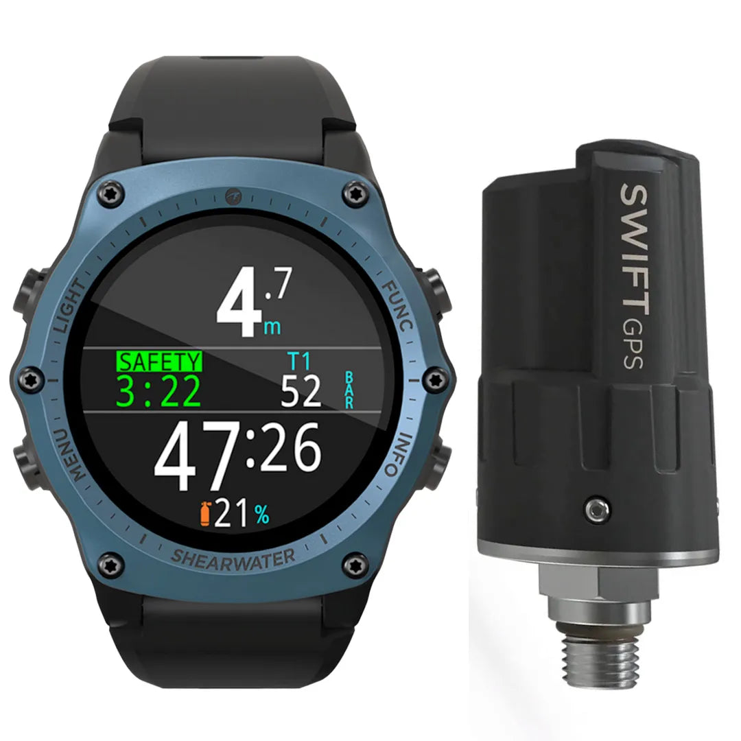 Shearwater Teric with Swift GPS Transmitter - Blue - DirDirect