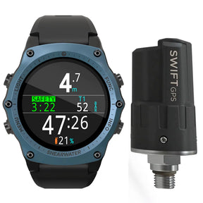 Blue Shearwater Teric with Swift GPS Transmitter