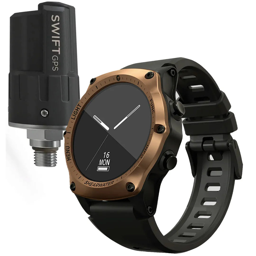 Bronze Shearwater Teric with Swift GPS Transmitter