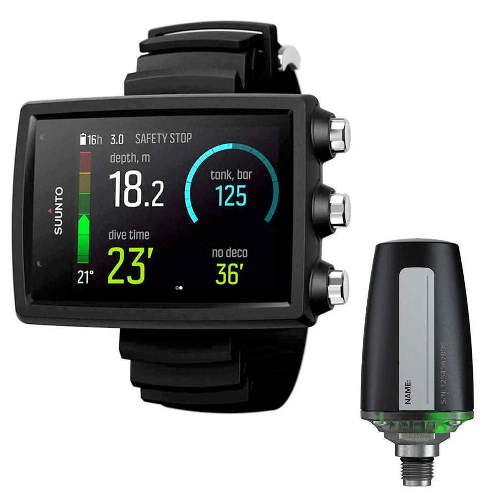 Black Suunto EON Core with Tank Pod
