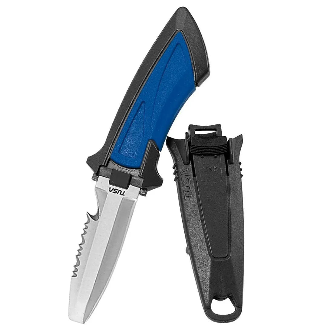 Blue Tusa Mini Dive Knife