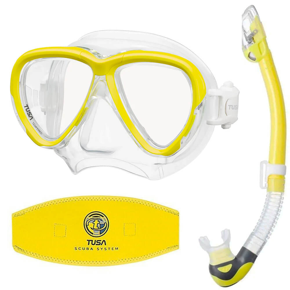 Yellow Tusa Snorkelling Set 