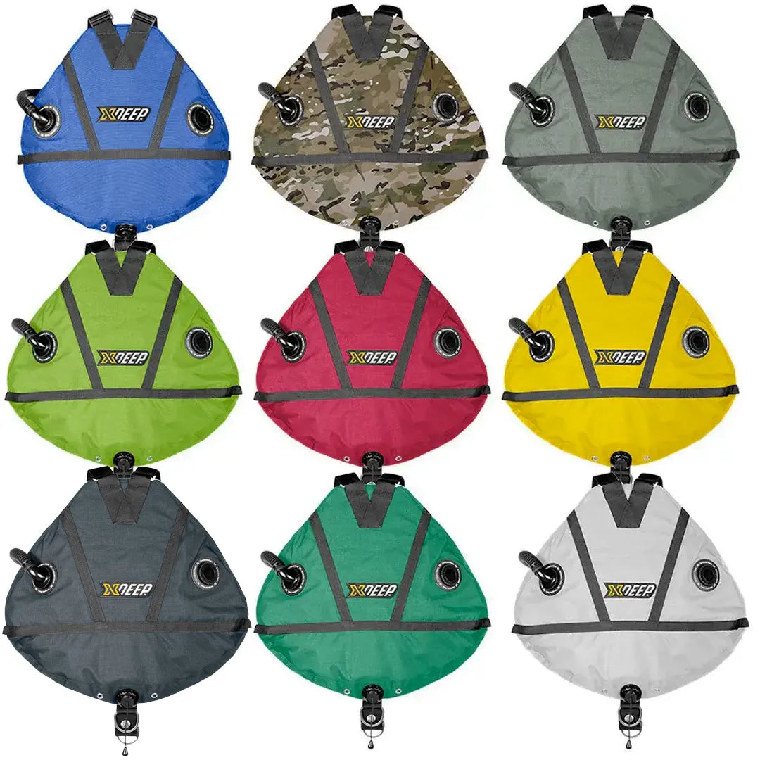 XDeep Stealth 2.0 TEC Sidemount Wing colours