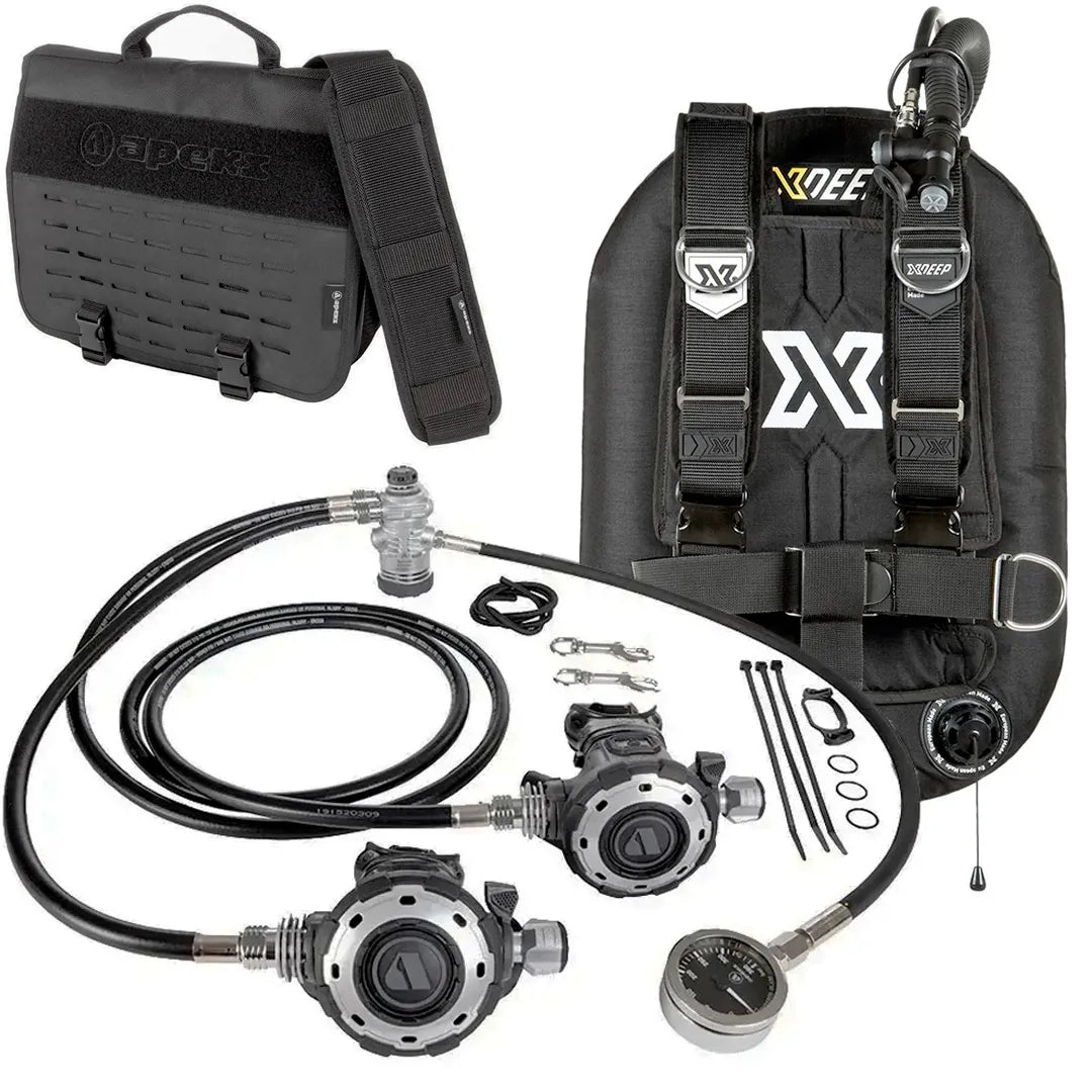 DIR Apeks XDeep Zeos Deluxe Package with Apeks MTX-RC Regulator Set