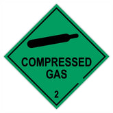 Compressed Gas Sticker