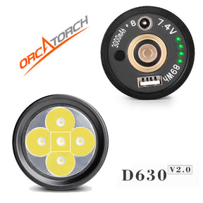 OrcaTorch D630 V2.0 Tech Dive Light
