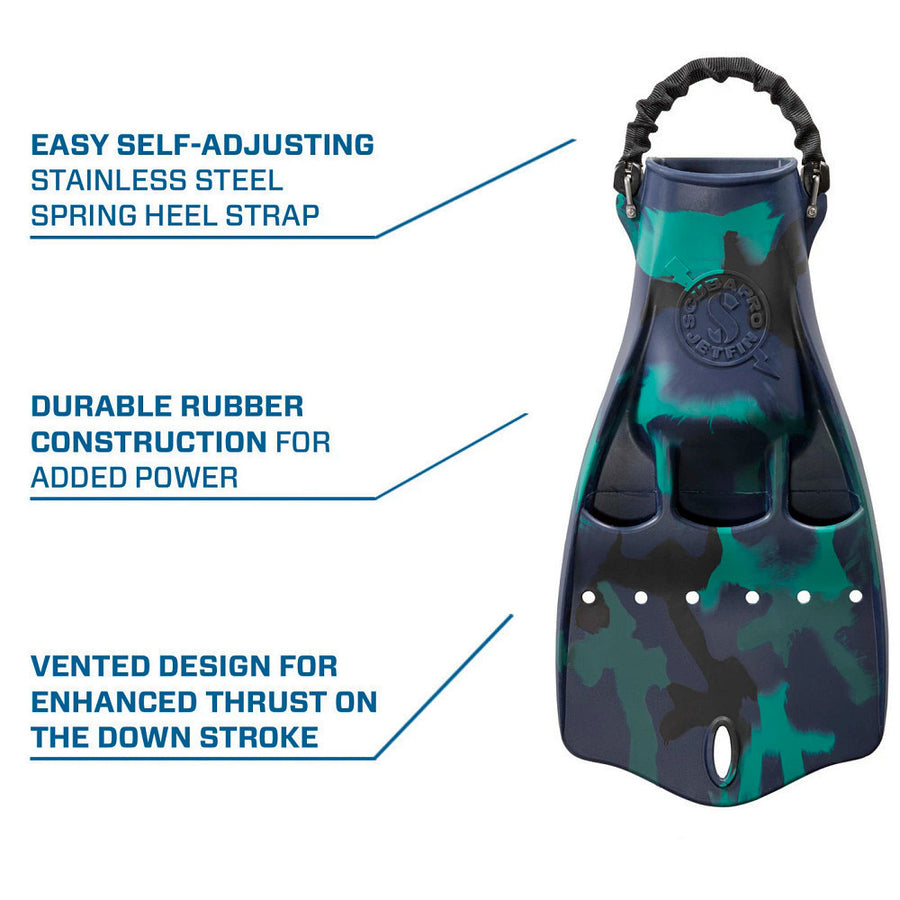Scubapro Jet Fins Dark Blue Camo DirDirect