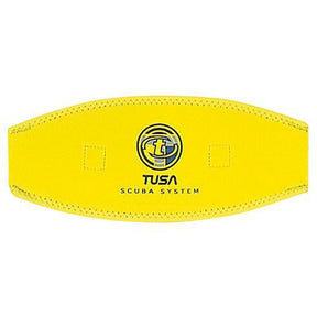 Tusa Neoprene Mask Strap Cover Yellow